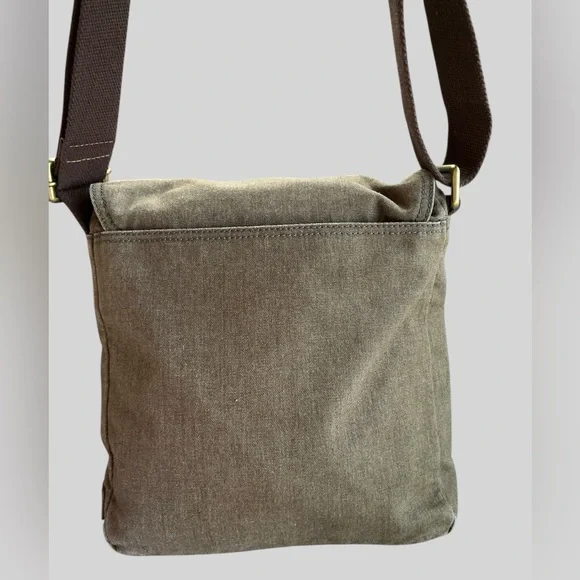 Fossil Renmore City Bag Olive Green Messenger Crossbody Unisex Adjustable Strap - Picture 5 of 15